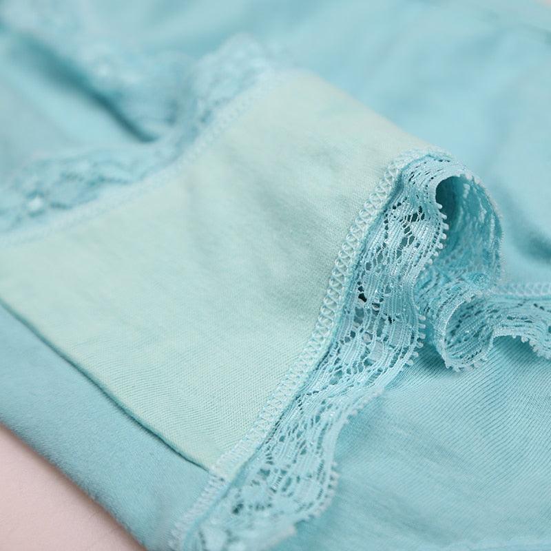 Cute 5pcs/lot Women's Panties - High Quality Cotton Briefs - Solid Color Underwear Panties (D28)(TSP3)