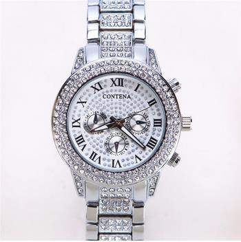 Classic Luxury Brand Rhinestone Women Watches - Fashion Ladies Clock (9WH3)(F82)