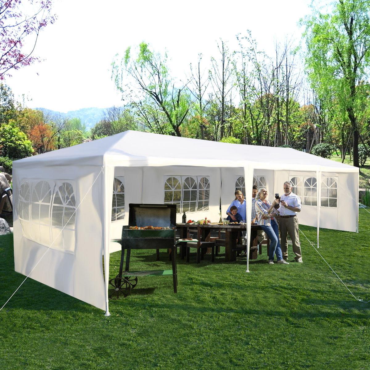 3 x 6m Four/Six Sides Waterproof Party Wedding Outdoor Patio Tent Canopy Heavy duty Gazebo Pavilion Event (FW1)(1U67)