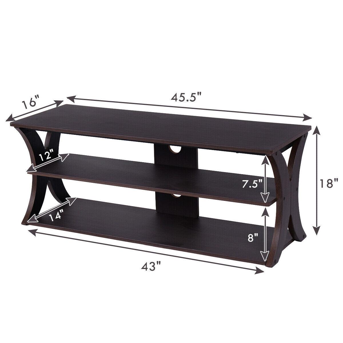 3-Tier TV Stand Entertainment Center Media Console Furniture Storage Cabinet (D67)(FW6)(FW4)(1U67)
