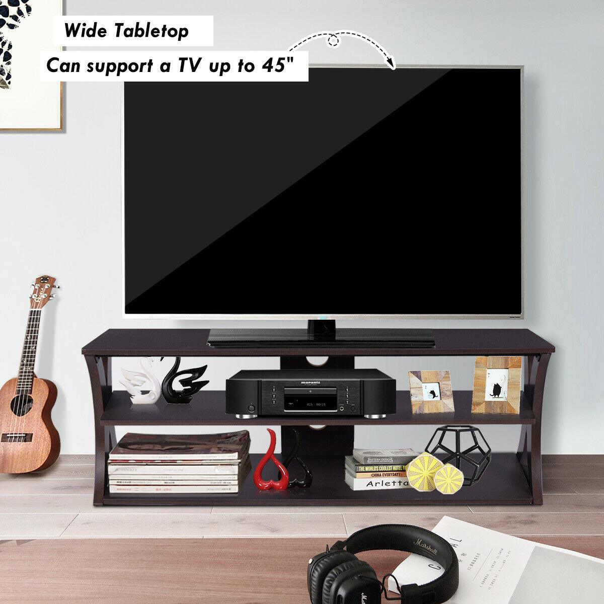 3-Tier TV Stand Entertainment Center Media Console Furniture Storage Cabinet (D67)(FW6)(FW4)(1U67)