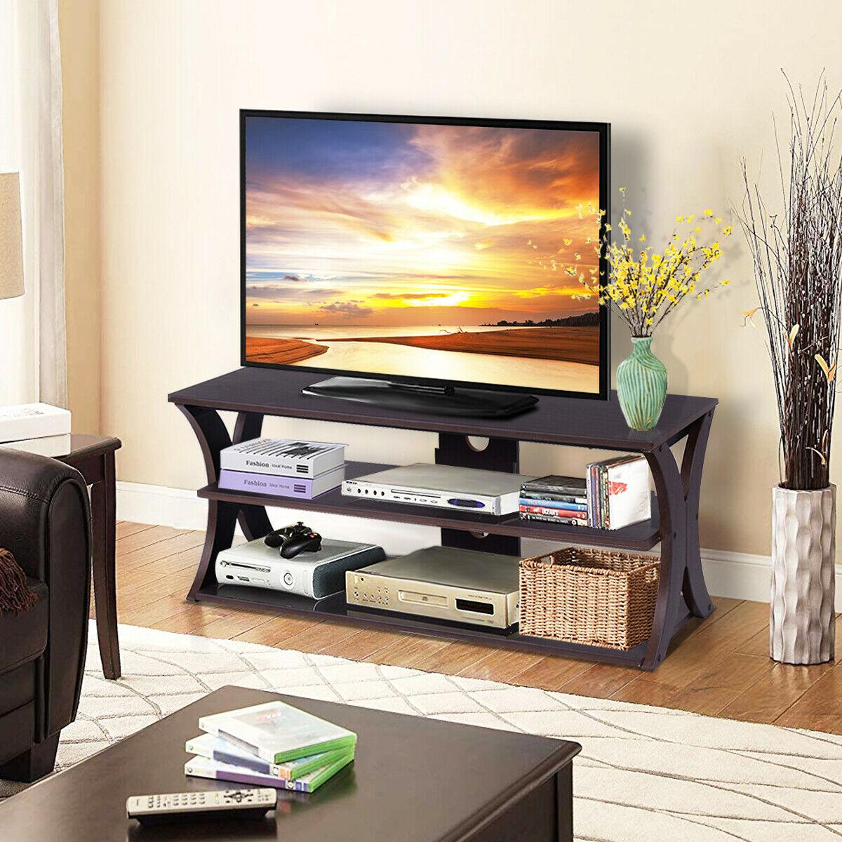 3-Tier TV Stand Entertainment Center Media Console Furniture Storage Cabinet (D67)(FW6)(FW4)(1U67)