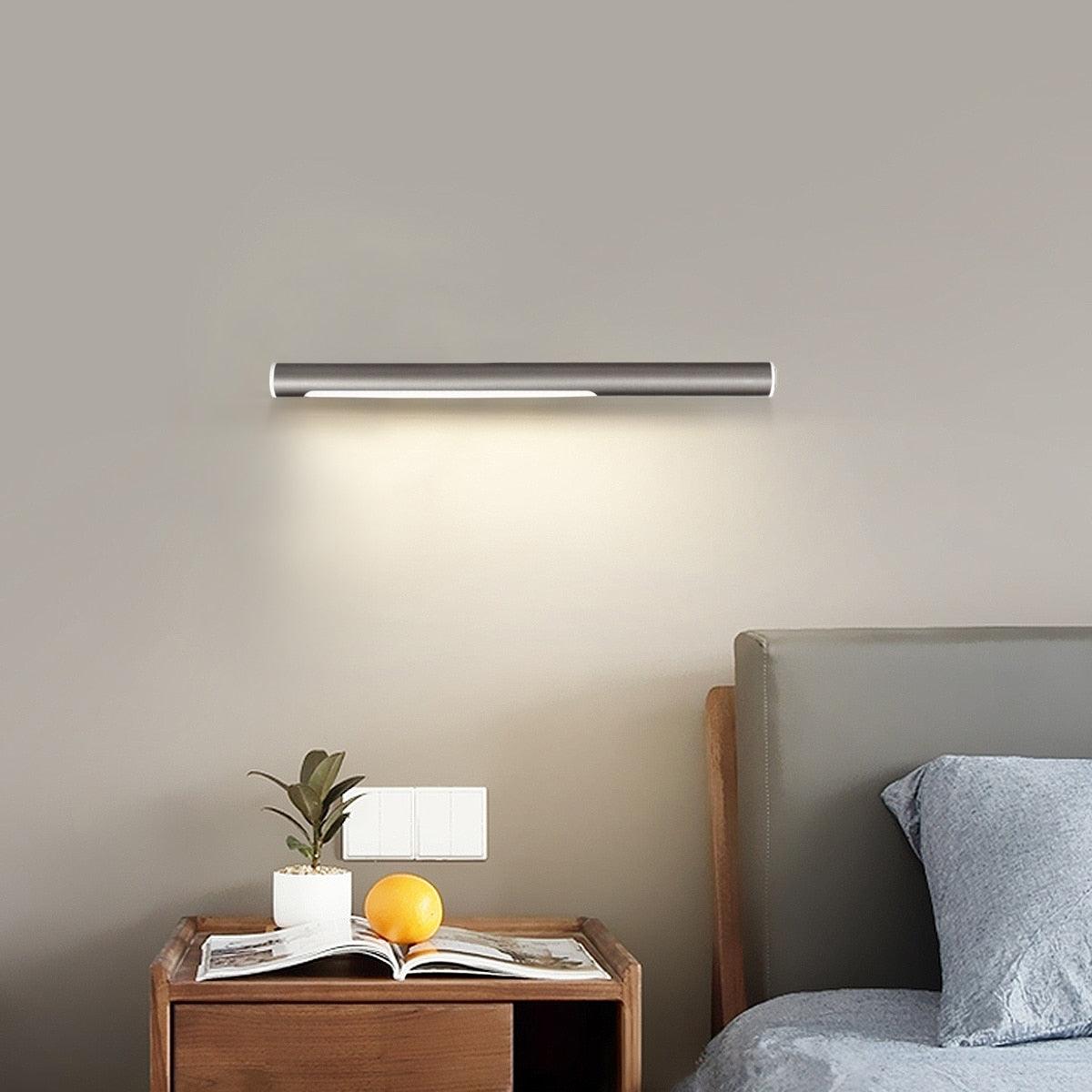 40 LED Closet Light Portable USB Rechargeable Wardrobe Lamp Waterproof Gray (LL6)(LL4)(1U58)