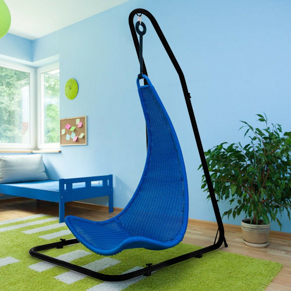 Adjustable Hammock Chair Stand For Hammocks Swings & Hanging Chairs Steel Frame (FW2)(1U67)