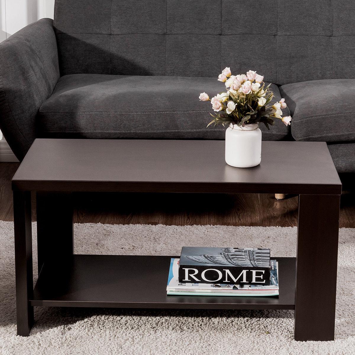 Coffee Table Rectangular Cocktail Table Living Room Furniture (FW1)(FW6)(1U67)
