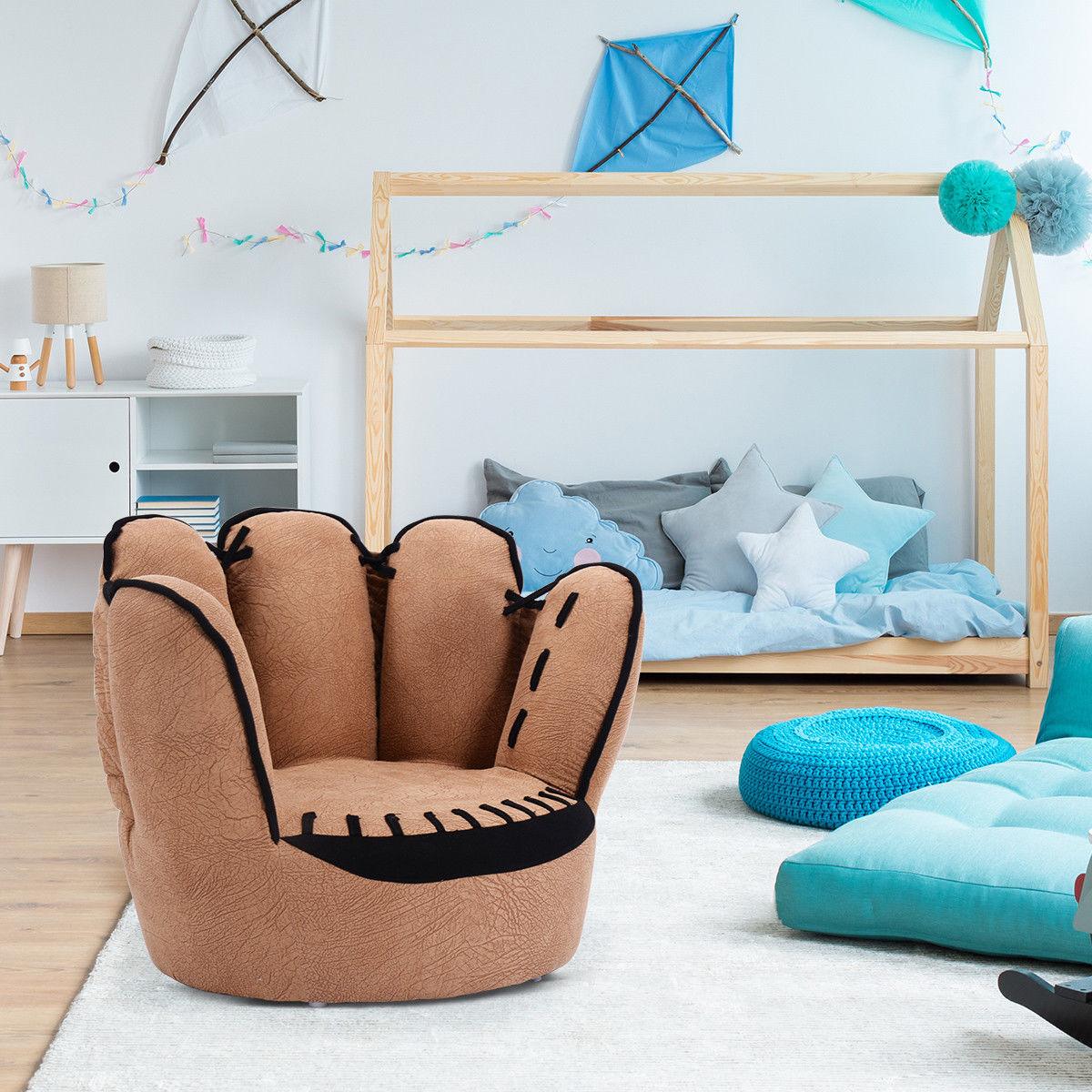 Kids Sofa Five Finger Armrest Chair Couch Children Living Room Toddler Gift (D67)(FW2)(1U67)