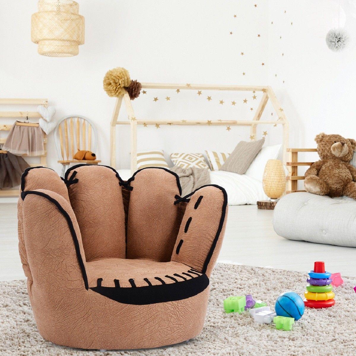 Kids Sofa Five Finger Armrest Chair Couch Children Living Room Toddler Gift (D67)(FW2)(1U67)