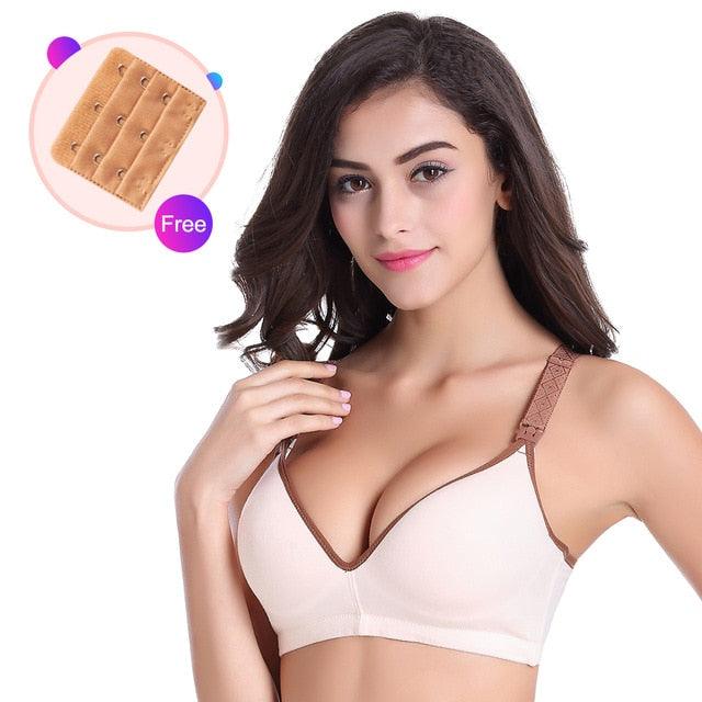 Cotton Maternity Nursing Bras Set - Pregnancy Women Underwear - Breast Feeding Bra (3Z2)(7Z2)(F6)