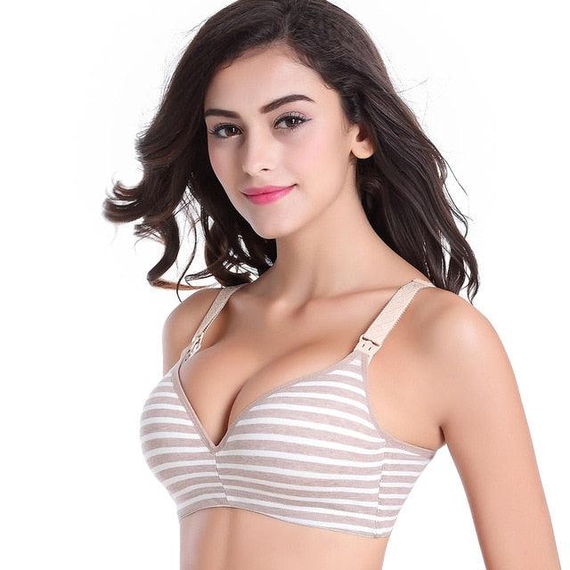 Cotton Maternity Nursing Bras Set - Pregnancy Women Underwear - Breast Feeding Bra (3Z2)(7Z2)(F6)