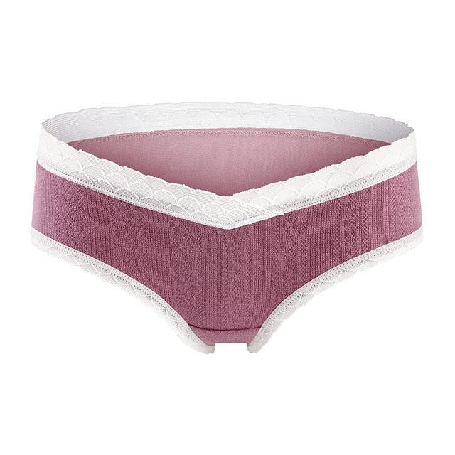 Gorgeous Cotton Maternity Panties - Pregnancy Under The Bump - Best For Dress & Jeans (5Z2)