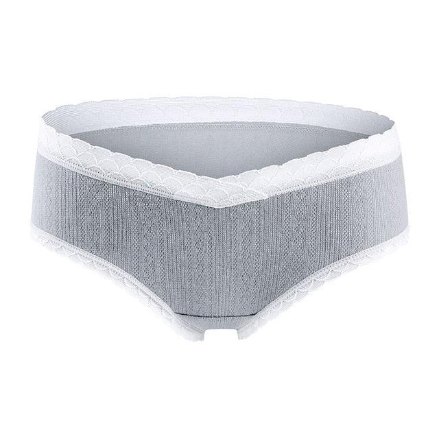 Gorgeous Cotton Maternity Panties - Pregnancy Under The Bump - Best For Dress & Jeans (5Z2)
