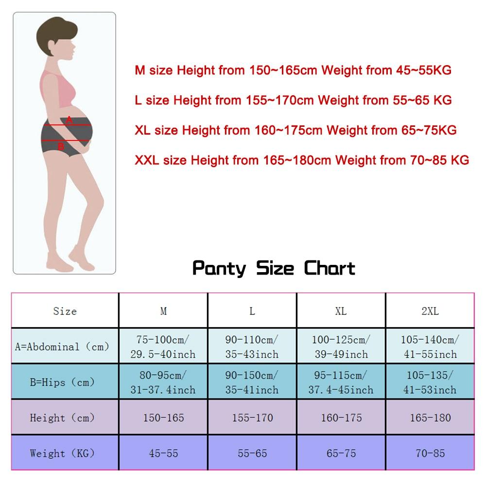 Gorgeous Cotton Maternity Panties - Pregnancy Under The Bump - Best For Dress & Jeans (5Z2)