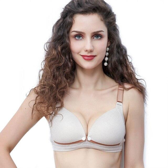 Amazing Cotton Opening Maternity Nursing Bra - Pregnancy Breast Feeding Bras - Underwear Clothing (3Z2)