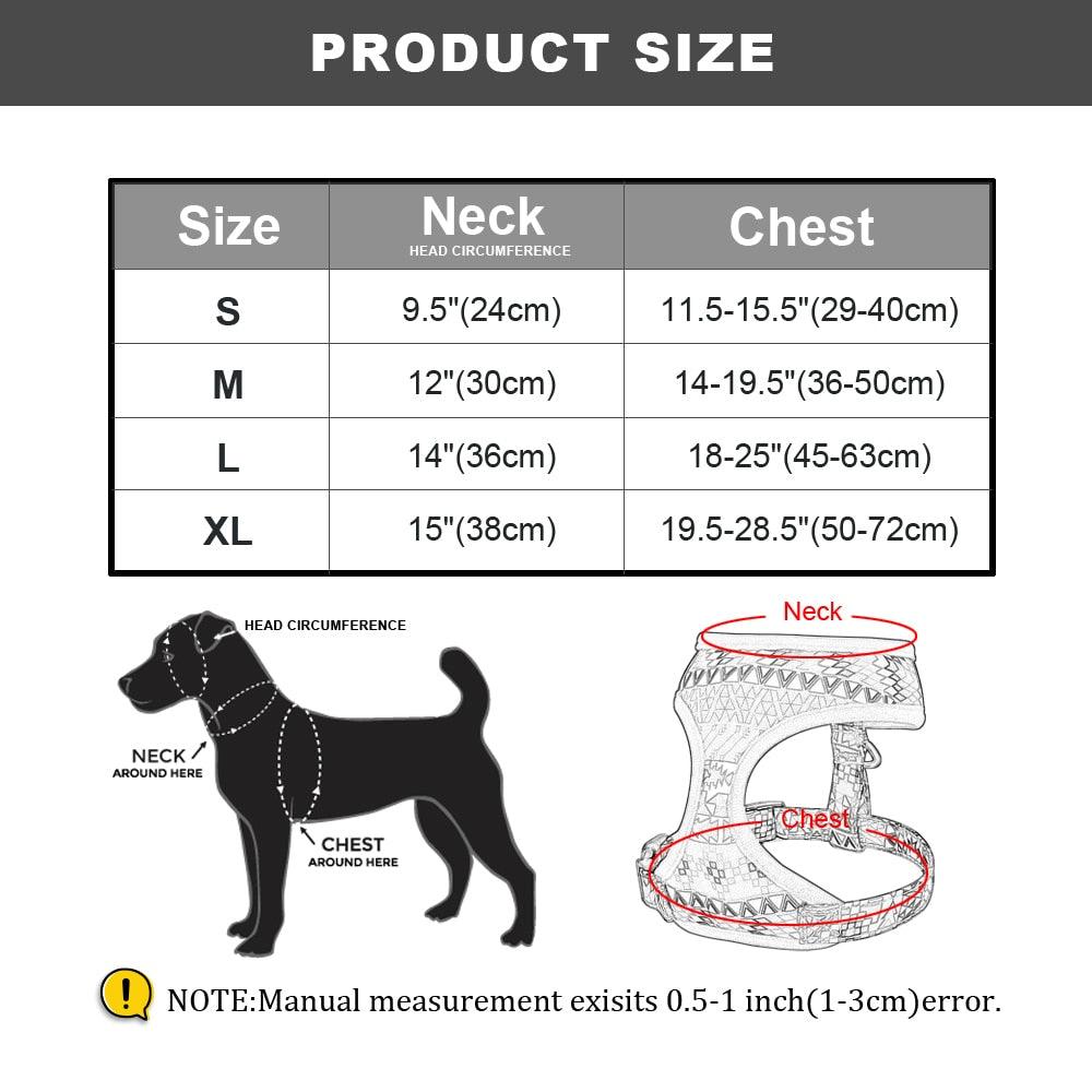Cute Puppy Cat Harness Adjustable Printed Pet Harness Vest For Small Medium Dogs (3W1)(F70)