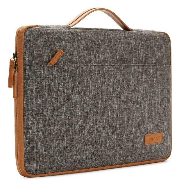 10 11 13 14 15.6 Inch Laptop Bag Canvas Notebook Bag Case Handbag for MacBook Microsoft Surface Lenovo HP (CA4)(F52)