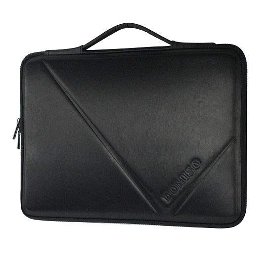 10 13 14 15.6 Inch Shockproof Waterproof Laptop Sleeve with Handle Lightweight Soft EVA Handbag Tablet Case Black (D52)(CA4)