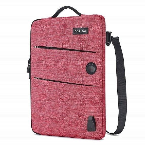 11 13 14 15.6 17.3 Inch Waterproof Laptop Bag Polyester with USB Charging Port Headphone Hole for Lenovo Acer HUAWEI HP (D52)(CA4)