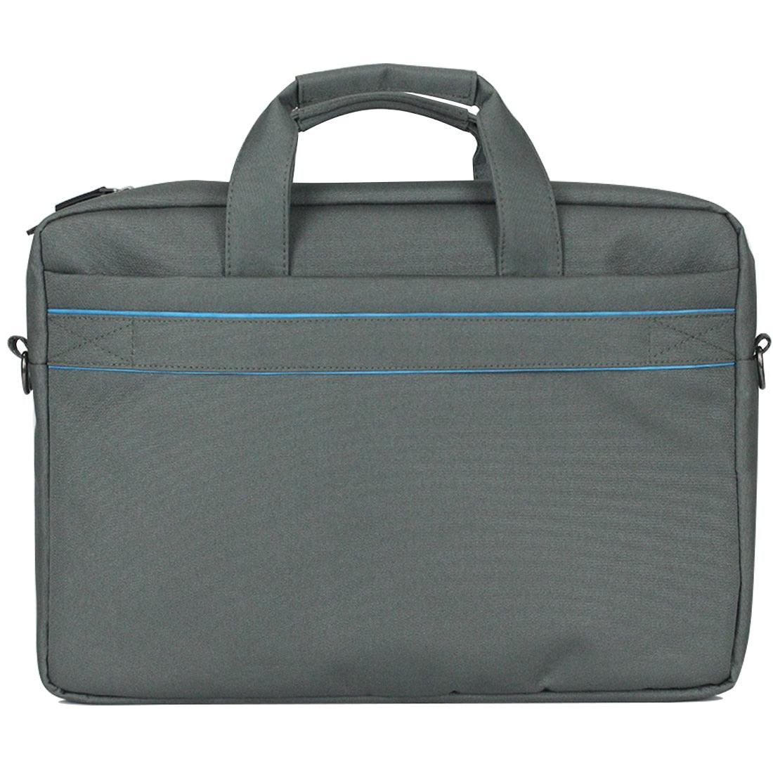 15.6 Inches Water Resistant Laptop Shoulder Bag Sleeve Carry Case for All Occasions School Business or Travel Grey (CA4)