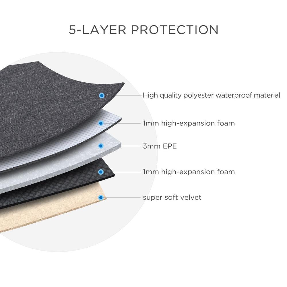 15.6 Inches Water Resistant Laptop Shoulder Bag Sleeve Carry Case for All Occasions School Business or Travel Grey (CA4)