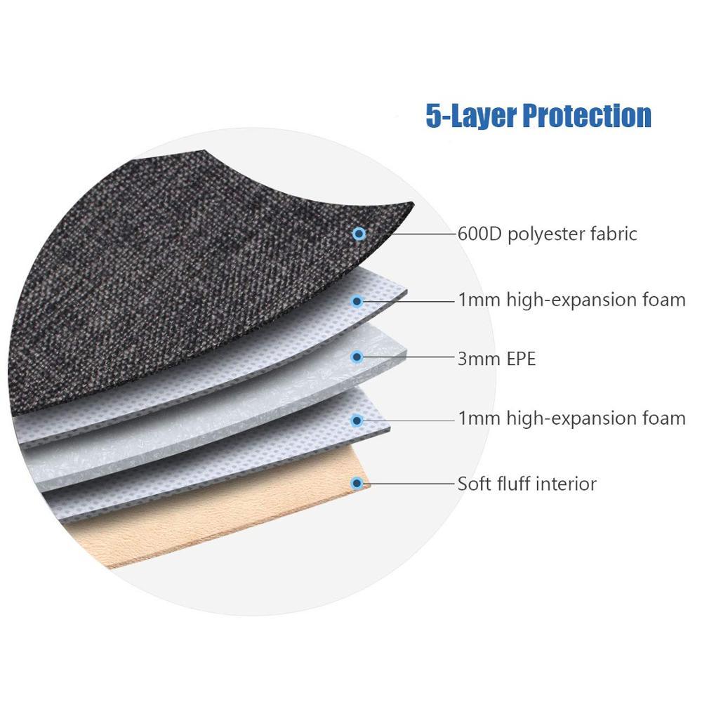 13 14 15.6 17.3 Inch Multi-Functional Laptop Sleeve Business Briefcase Messenger Bag with USB Charging Port Brown Grey (CA4)(F52)