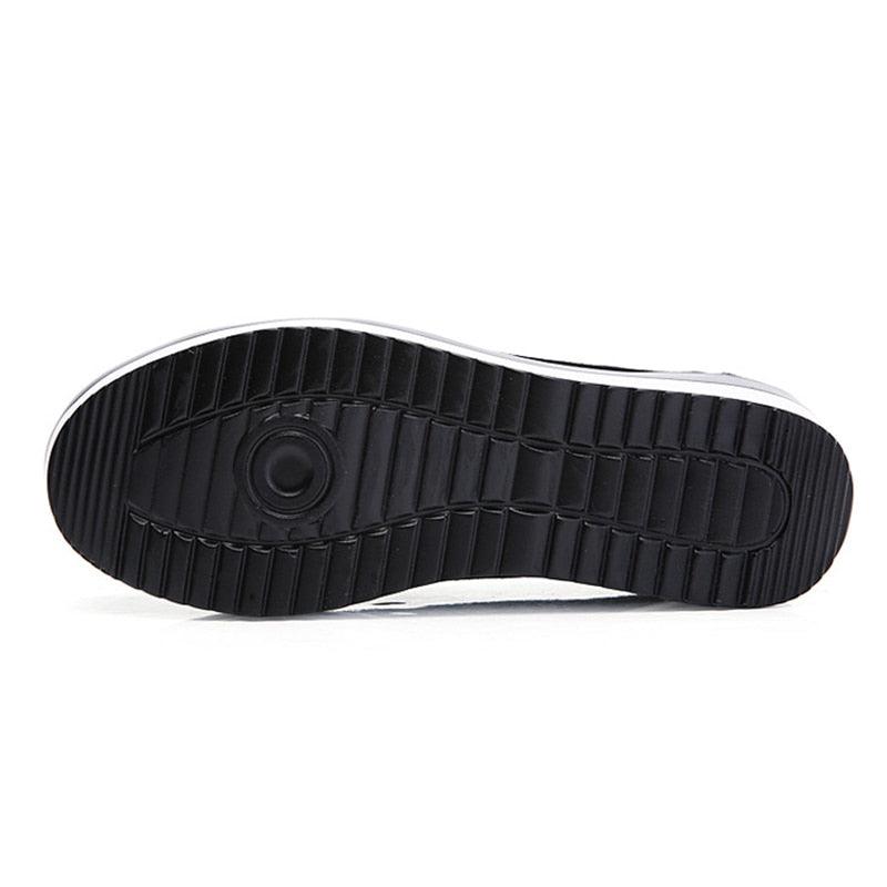 Great Women's Ladies Genuine Leather Flat Shoes - Platform Moccasins Elegant Slip On (D40)(FS)(BWS7)