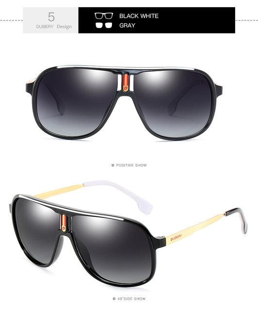 Vintage Sunglasses Polarized Men's Sun Glasses - Square Driving Black 7 Colors Model 107 (MA6)(F102)