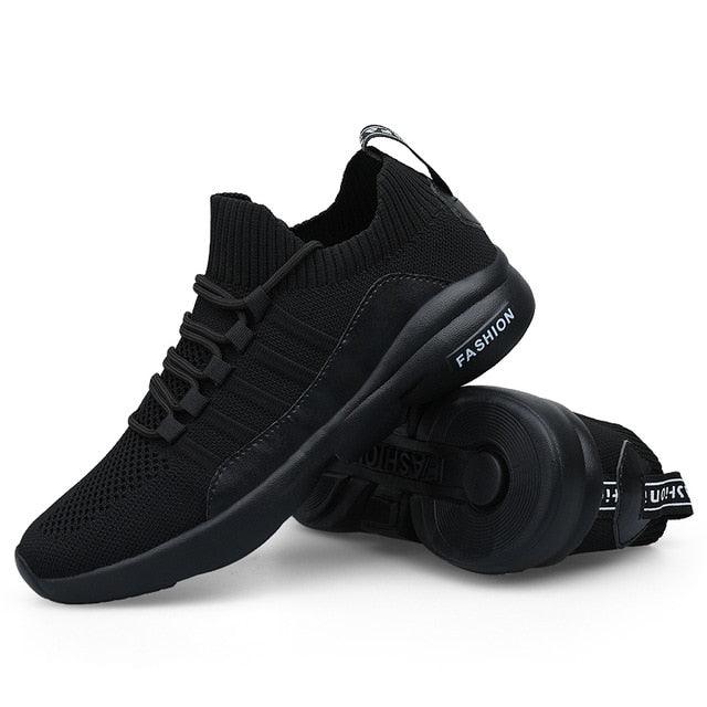 Men's Casual Flying Weave Super Light Running Shoes - Slip-on Sock Sneakers (MSC2A)