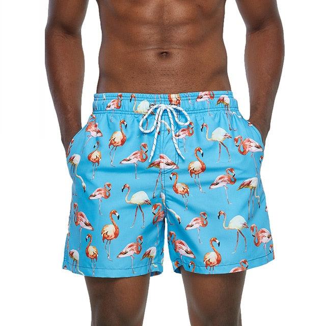 Beach Short Summer Swim Trunks - Surf Swimwear Athletic Running Short (TG5)(F9)
