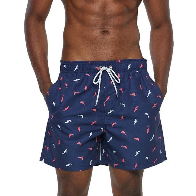 Beach Short Summer Swim Trunks - Surf Swimwear Athletic Running Short (TG5)(F9)