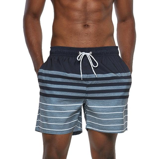 Beach Short Summer Swim Trunks - Surf Swimwear Athletic Running Short (TG5)(F9)