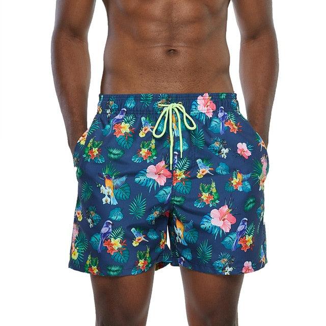 Beach Short Summer Swim Trunks - Surf Swimwear Athletic Running Short (TG5)(F9)