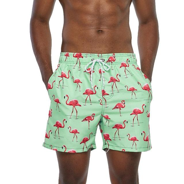 Beach Short Summer Swim Trunks - Surf Swimwear Athletic Running Short (TG5)(F9)