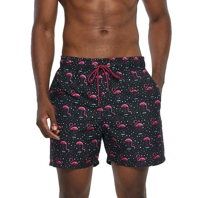 Beach Short Summer Swim Trunks - Surf Swimwear Athletic Running Short (TG5)(F9)