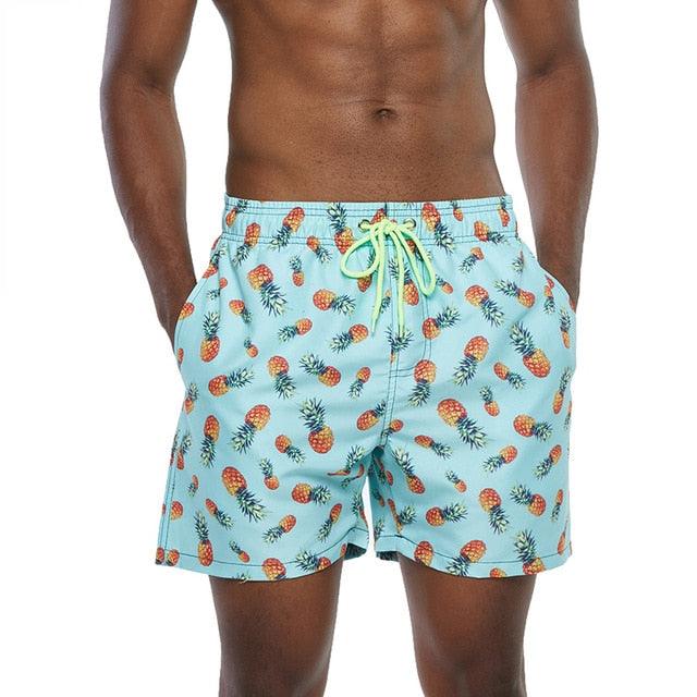 Beach Short Summer Swim Trunks - Surf Swimwear Athletic Running Short (TG5)(F9)