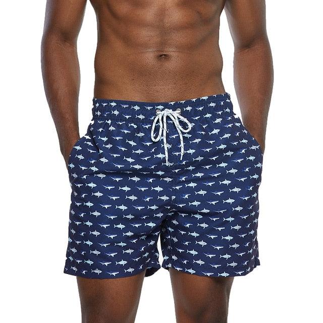 Beach Short Summer Swim Trunks - Surf Swimwear Athletic Running Short (TG5)(F9)