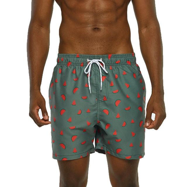 Beach Short Summer Swim Trunks - Surf Swimwear Athletic Running Short (TG5)(F9)