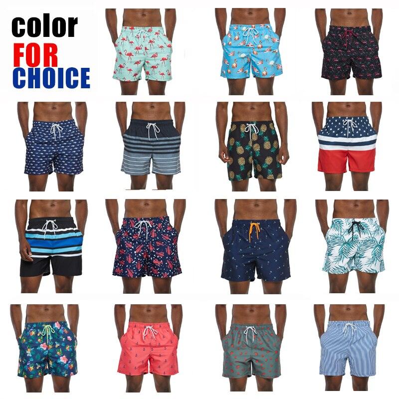 Beach Short Summer Swim Trunks - Surf Swimwear Athletic Running Short (TG5)(F9)