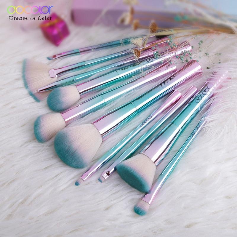 11PCS Makeup Brushes set Best Christmas Gift Powder Foundation Eyeshadow Make Up Brushes (M5)(1U86)(F86)