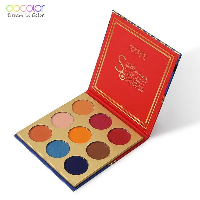 12pcs Makeup Brushes- Foundation Eyeshadow Brush Set - 9 Color Eye Shadow Nude Palette Kit (D86)(M5)(M2)(M4)(1U86)