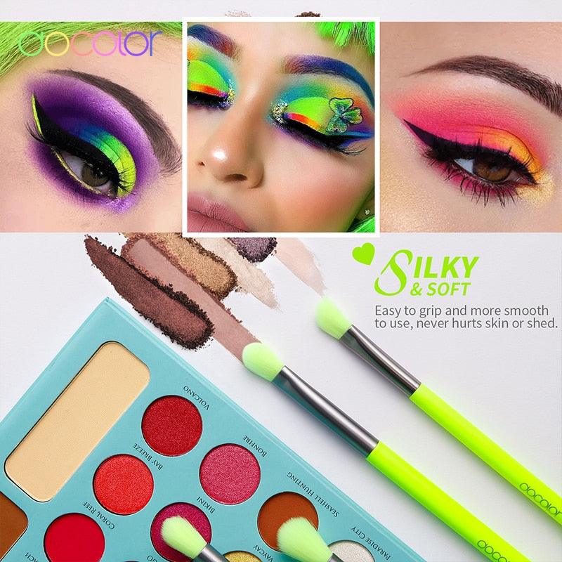 15pcs Eye Makeup Brushes Set Professional Eye Shadow Concealer Eyebrow Eyelash Brushes (M5)(1U86)