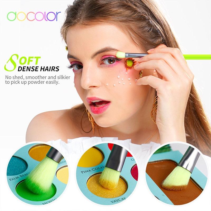 15pcs Eye Makeup Brushes Set Professional Eye Shadow Concealer Eyebrow Eyelash Brushes (M5)(1U86)