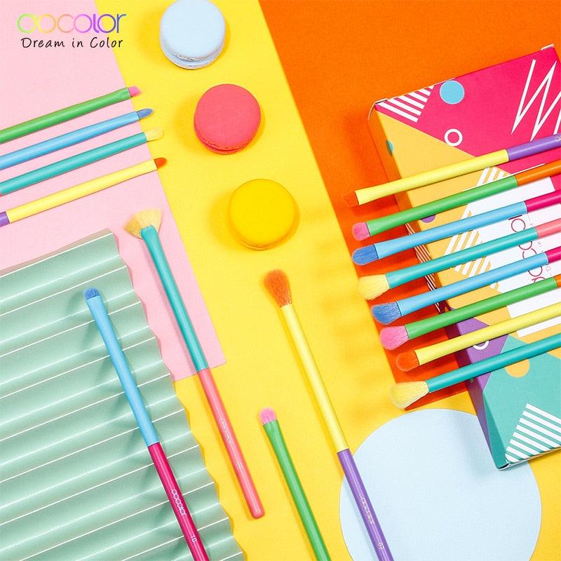 16pcs Makeup Brushes Tool Set Cosmetic Powder Eye Shadow Foundation Blush Blending Beauty (D86)(M5)(1U86)