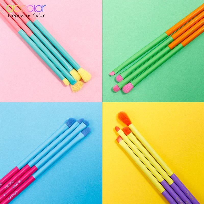 16pcs Makeup Brushes Tool Set Cosmetic Powder Eye Shadow Foundation Blush Blending Beauty (D86)(M5)(1U86)