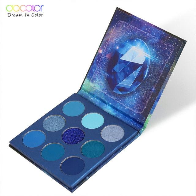 9 Colors Eye Shadow Palette Beauty Makeup Powder Matte Shimmer Glitter Eyeshadow Palette Waterproof (M2)(1U86)