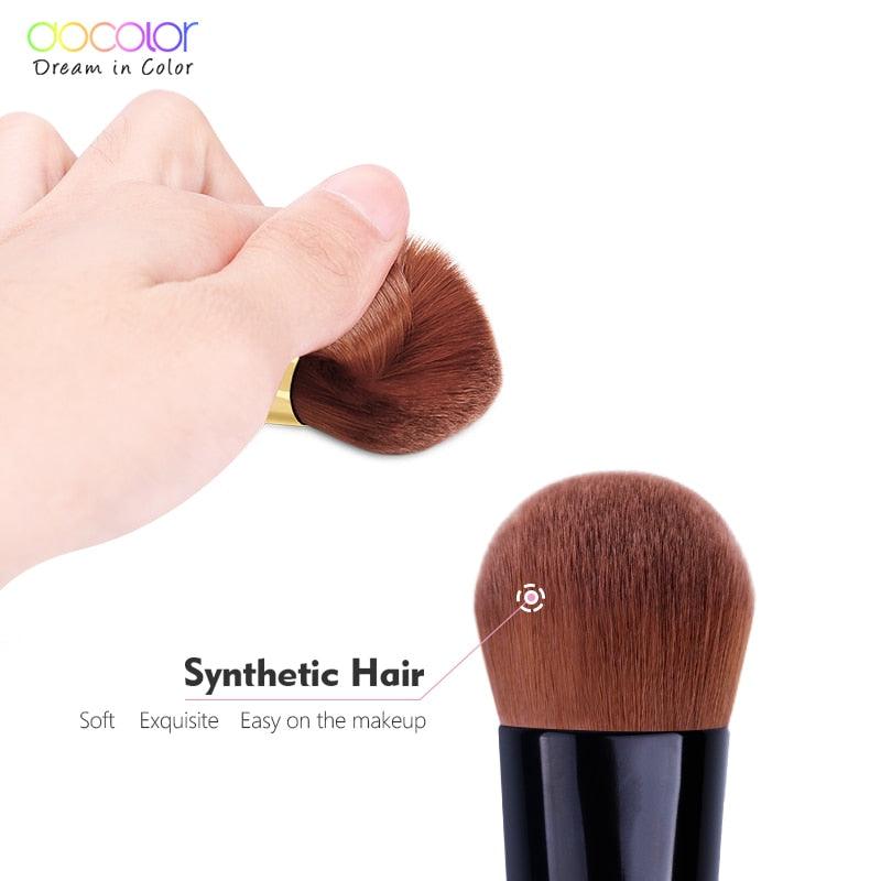 Kabuki Brush Soft Curved Bristles foundation Power Brush Make up Brushes For Beauty Essential makeup Tool (M5)(1U86)