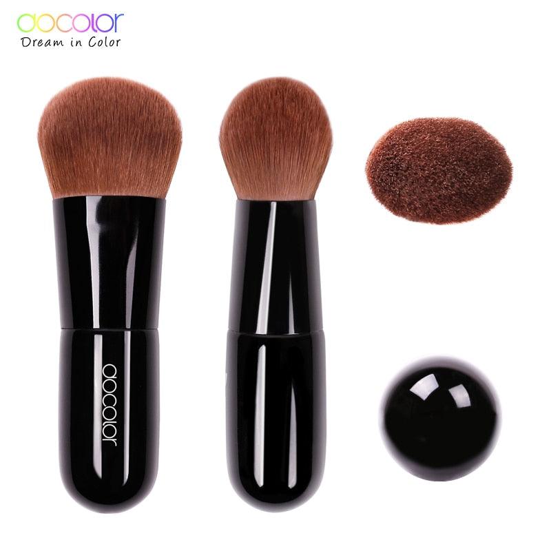 Kabuki Brush Soft Curved Bristles foundation Power Brush Make up Brushes For Beauty Essential makeup Tool (M5)(1U86)