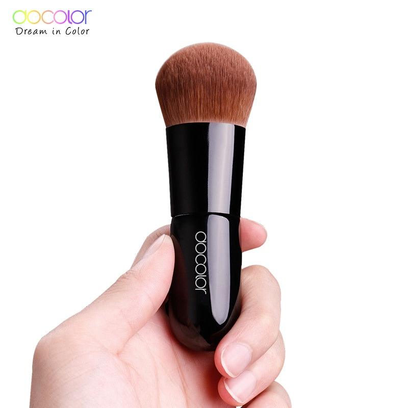 Kabuki Brush Soft Curved Bristles foundation Power Brush Make up Brushes For Beauty Essential makeup Tool (M5)(1U86)