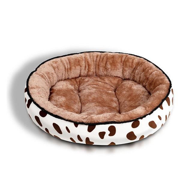 Dog Bed Warming Kennel Washable Pet Floppy Extra Comfy Plush Rim Cushion And Nonslip Bottom Dog Beds (4W3)(6W3)(F74)