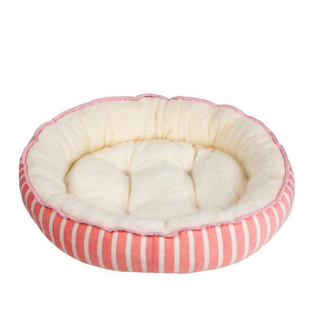 Dog Bed Warming Kennel Washable Pet Floppy Extra Comfy Plush Rim Cushion And Nonslip Bottom Dog Beds (4W3)(6W3)(F74)