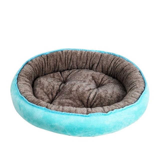 Dog Bed Warming Kennel Washable Pet Floppy Extra Comfy Plush Rim Cushion And Nonslip Bottom Dog Beds (4W3)(6W3)(F74)
